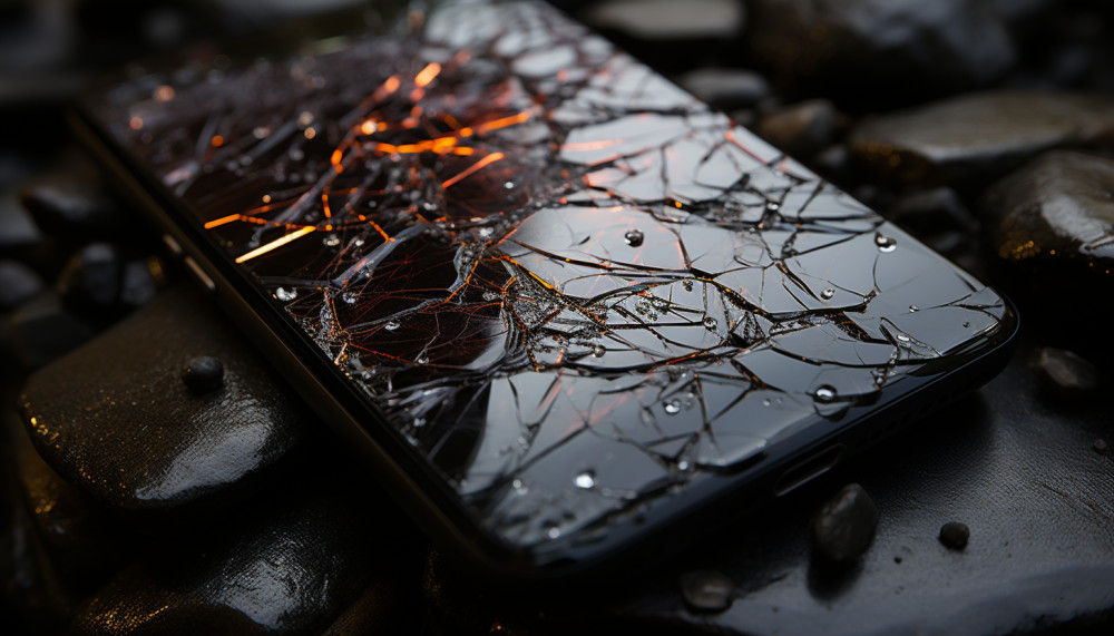 Réparation de l'écran cassé d'un téléphone portable